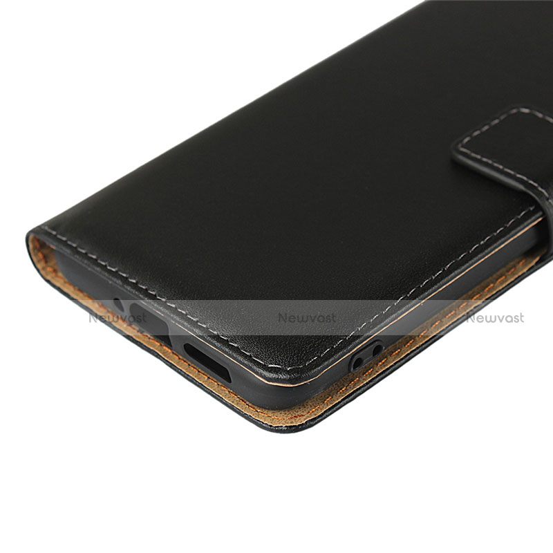 Leather Case Stands Flip Cover K01 for OnePlus 7T Black