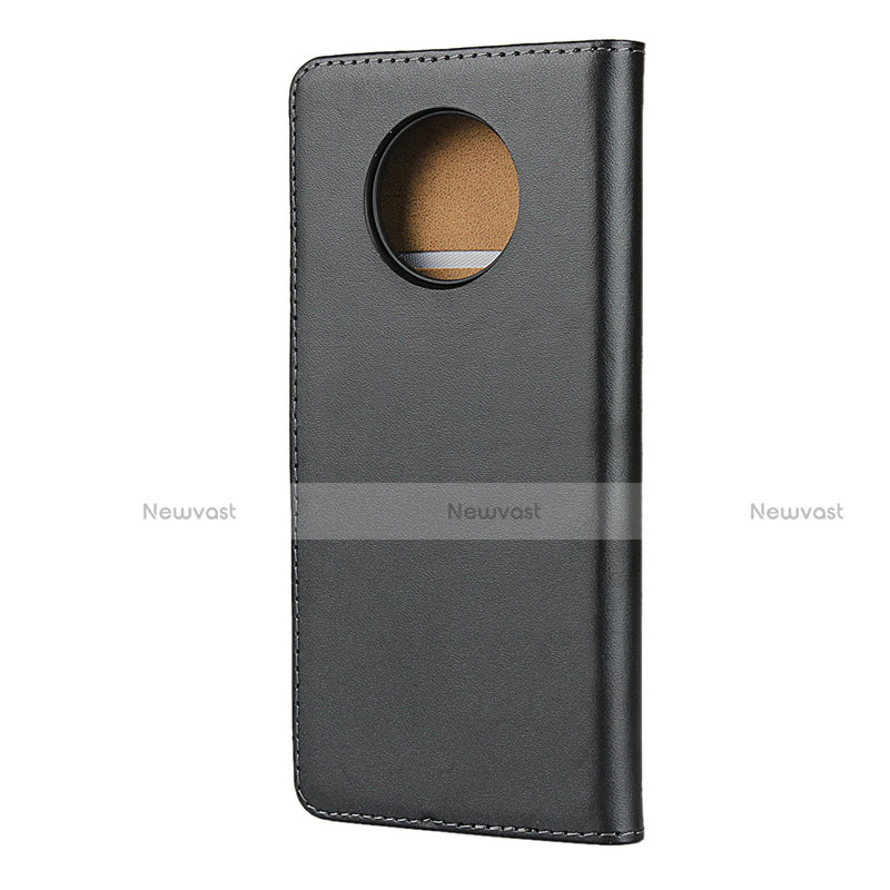 Leather Case Stands Flip Cover K01 for OnePlus 7T Black