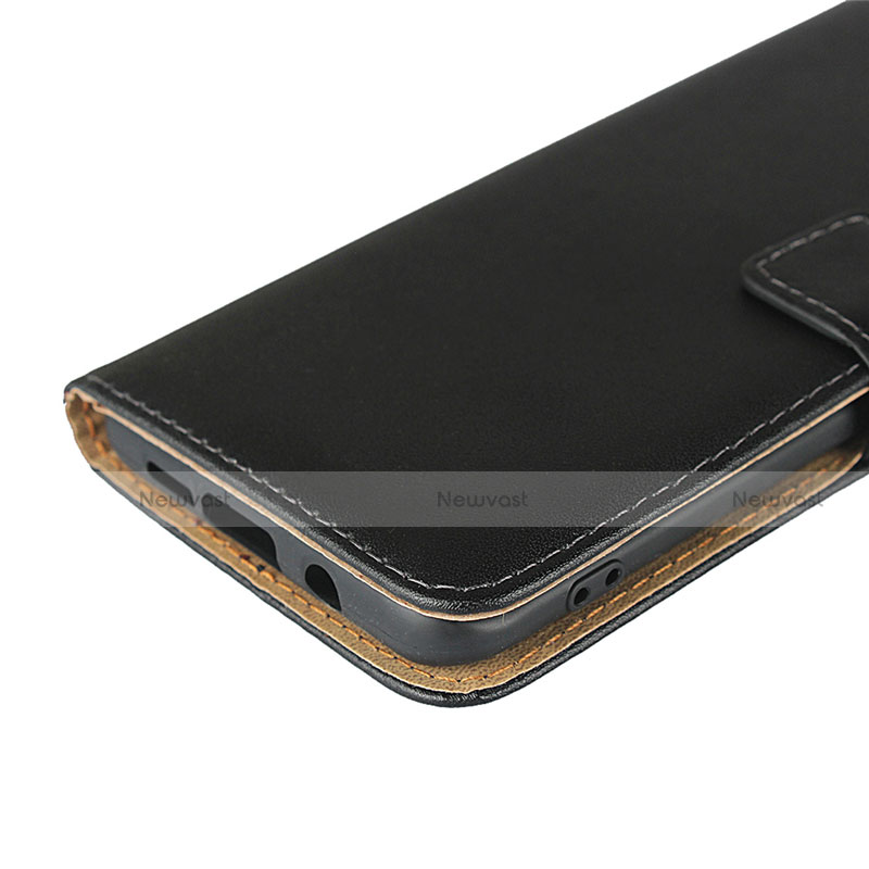 Leather Case Stands Flip Cover K01 for Xiaomi Mi Note 10 Black