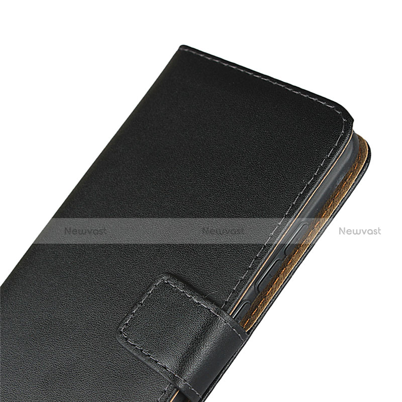 Leather Case Stands Flip Cover K01 for Xiaomi Mi Note 10 Black