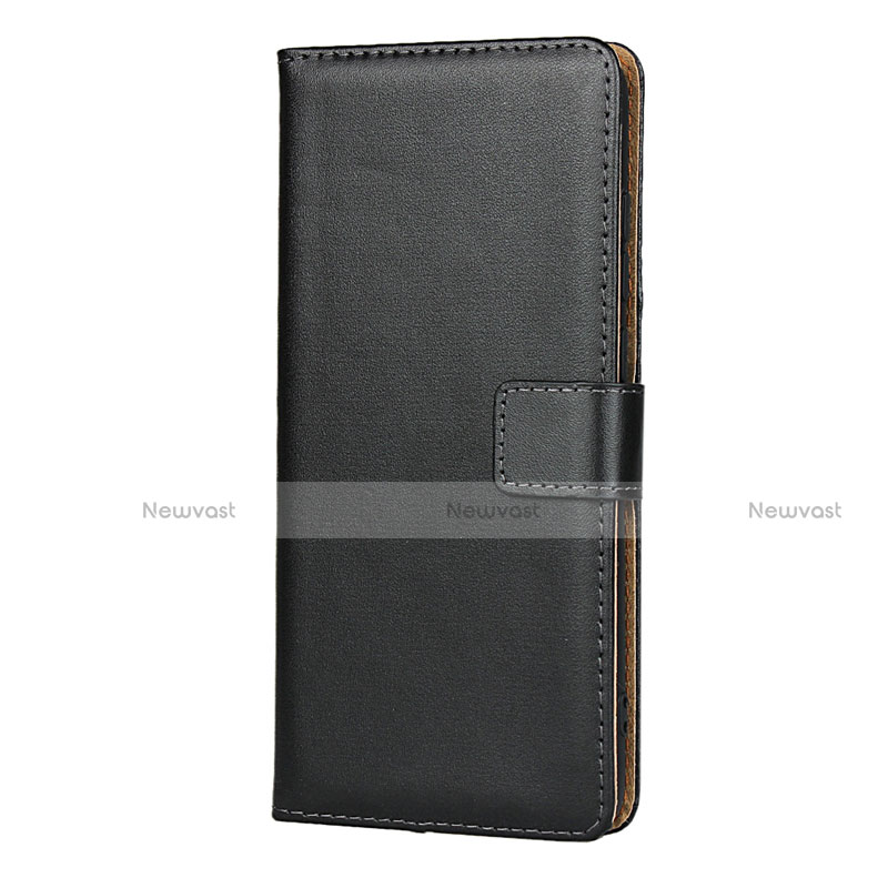 Leather Case Stands Flip Cover K01 for Xiaomi Redmi Note 8 Pro Black