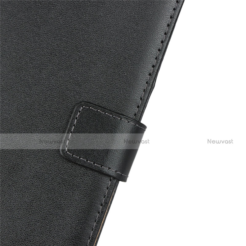 Leather Case Stands Flip Cover K01 for Xiaomi Redmi Note 8 Pro Black