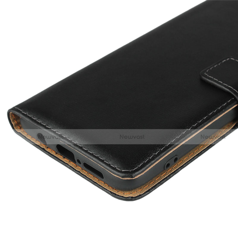 Leather Case Stands Flip Cover K01 for Xiaomi Redmi Note 8 Pro Black