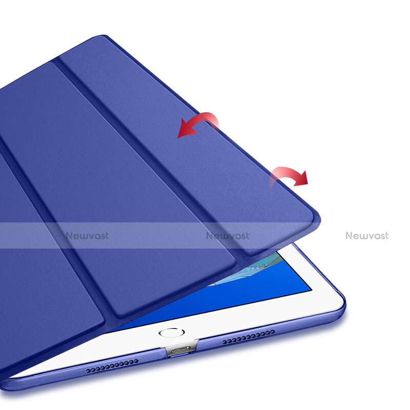 Leather Case Stands Flip Cover L01 for Apple iPad Air 3 Blue