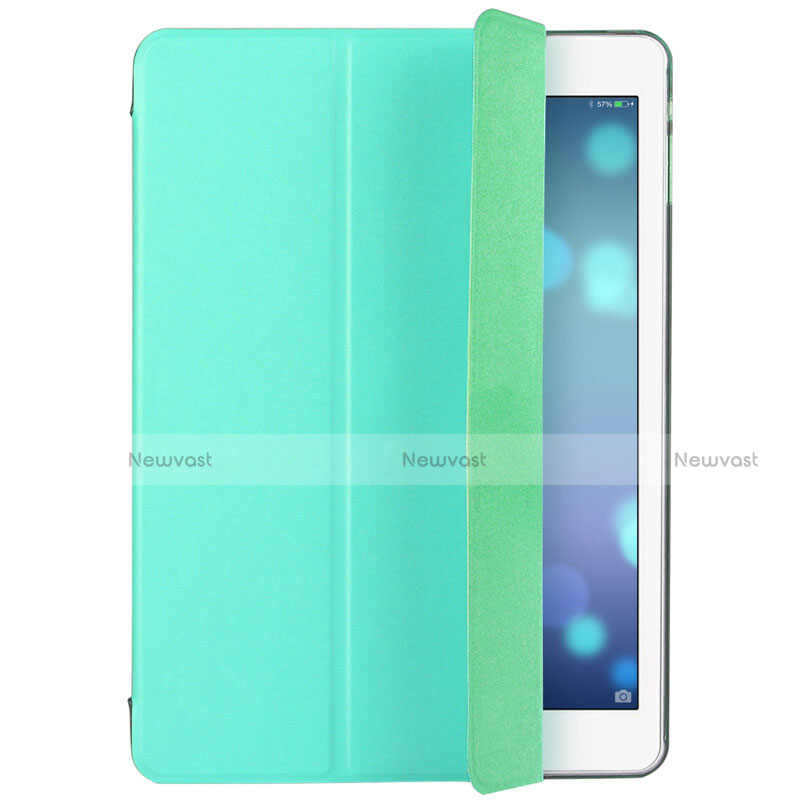 Leather Case Stands Flip Cover L01 for Apple iPad Air Green