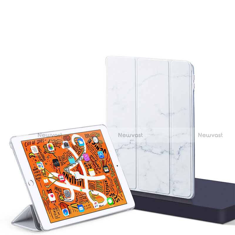 Leather Case Stands Flip Cover L01 for Apple iPad Mini 5 (2019) White