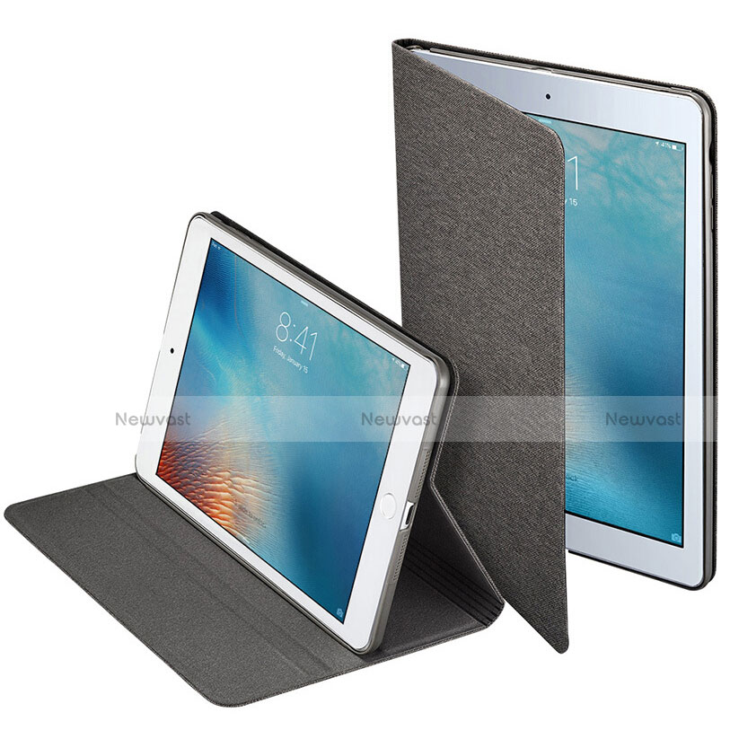 Leather Case Stands Flip Cover L01 for Apple iPad Mini Black
