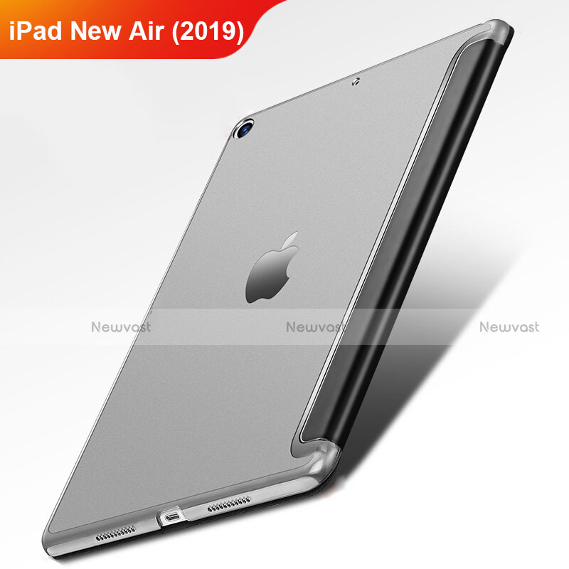 Leather Case Stands Flip Cover L01 for Apple iPad New Air (2019) 10.5 Black