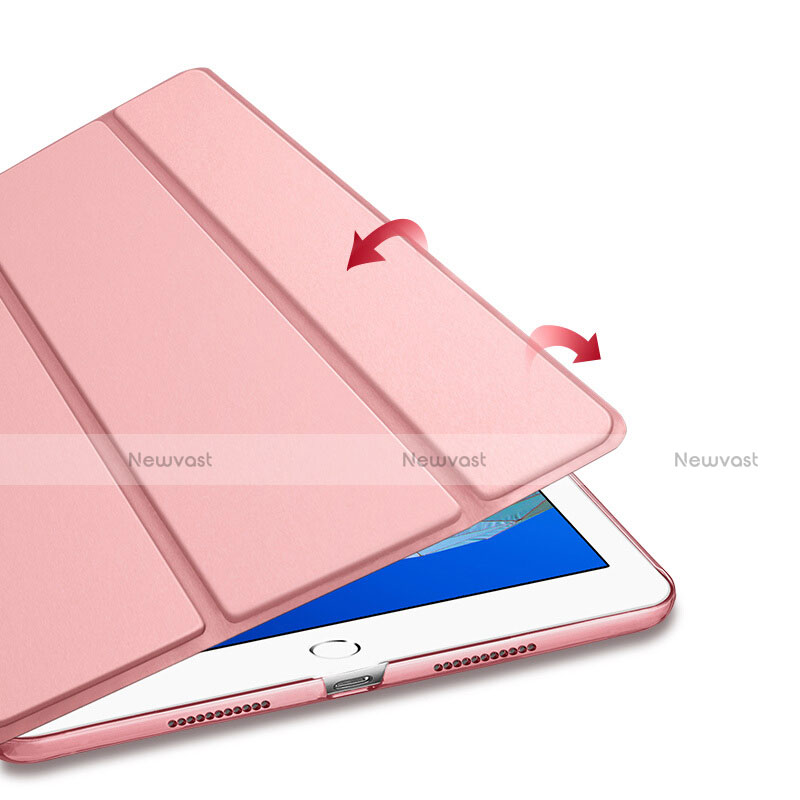 Leather Case Stands Flip Cover L01 for Apple iPad New Air (2019) 10.5 Rose Gold