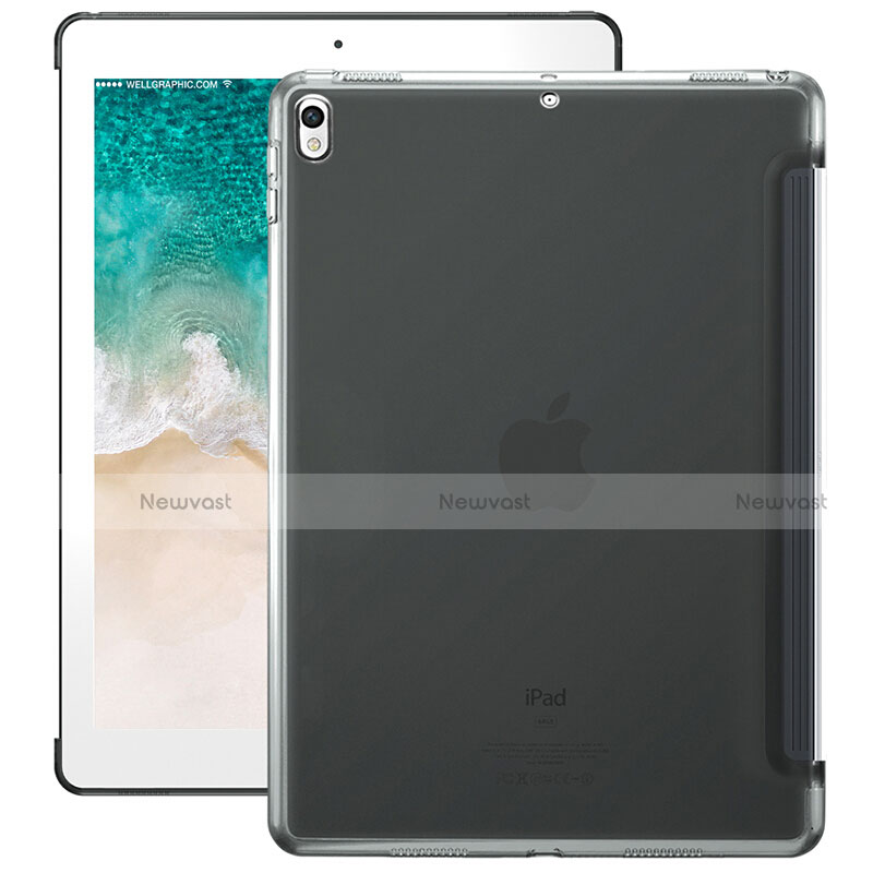 Leather Case Stands Flip Cover L01 for Apple iPad Pro 10.5 Gray