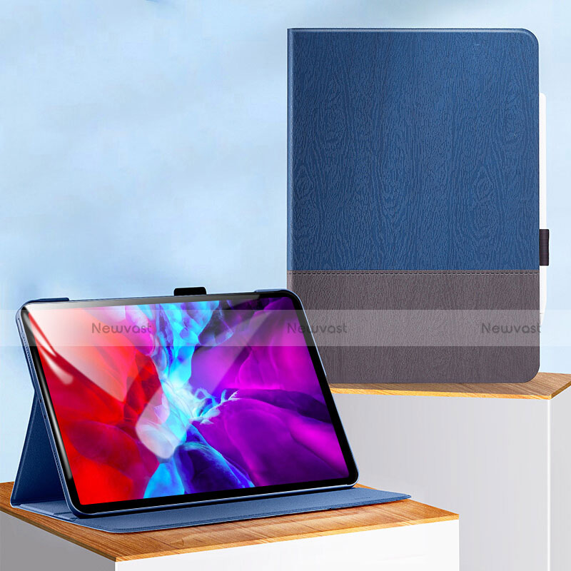 Leather Case Stands Flip Cover L01 for Apple iPad Pro 11 (2020) Blue