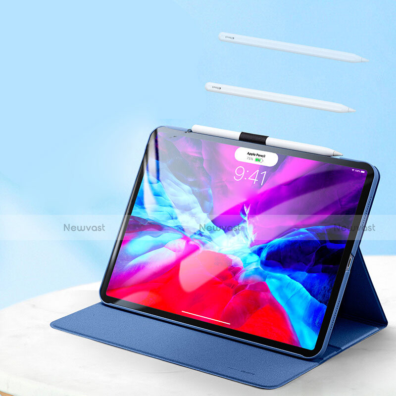 Leather Case Stands Flip Cover L01 for Apple iPad Pro 11 (2020) Blue