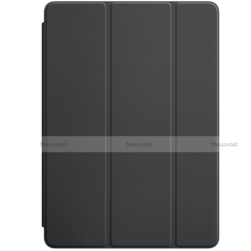 Leather Case Stands Flip Cover L01 for Apple New iPad 9.7 (2017) Black