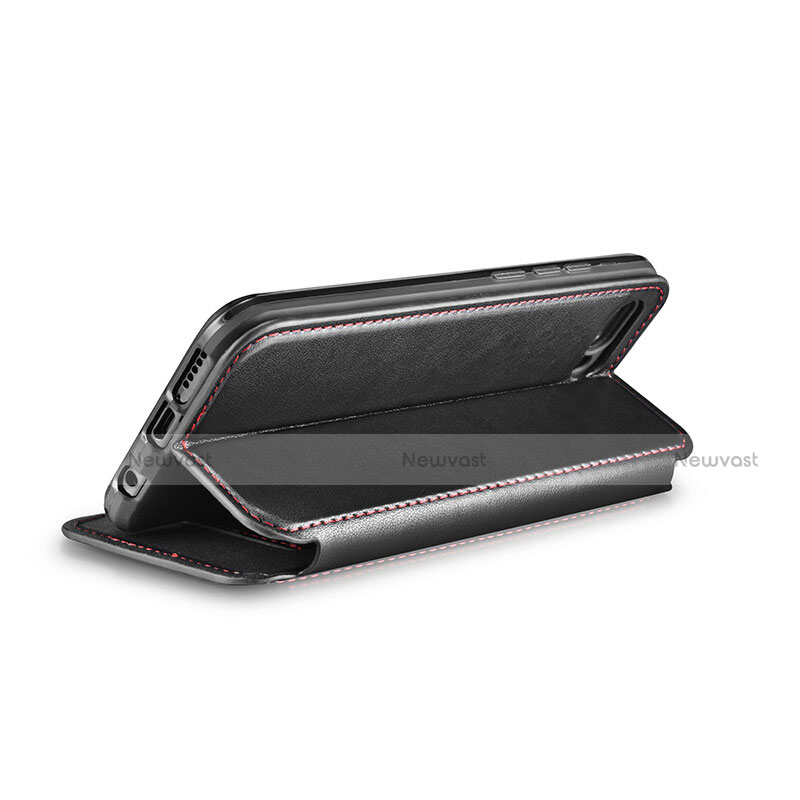 Leather Case Stands Flip Cover L01 for Huawei Honor 10 Black