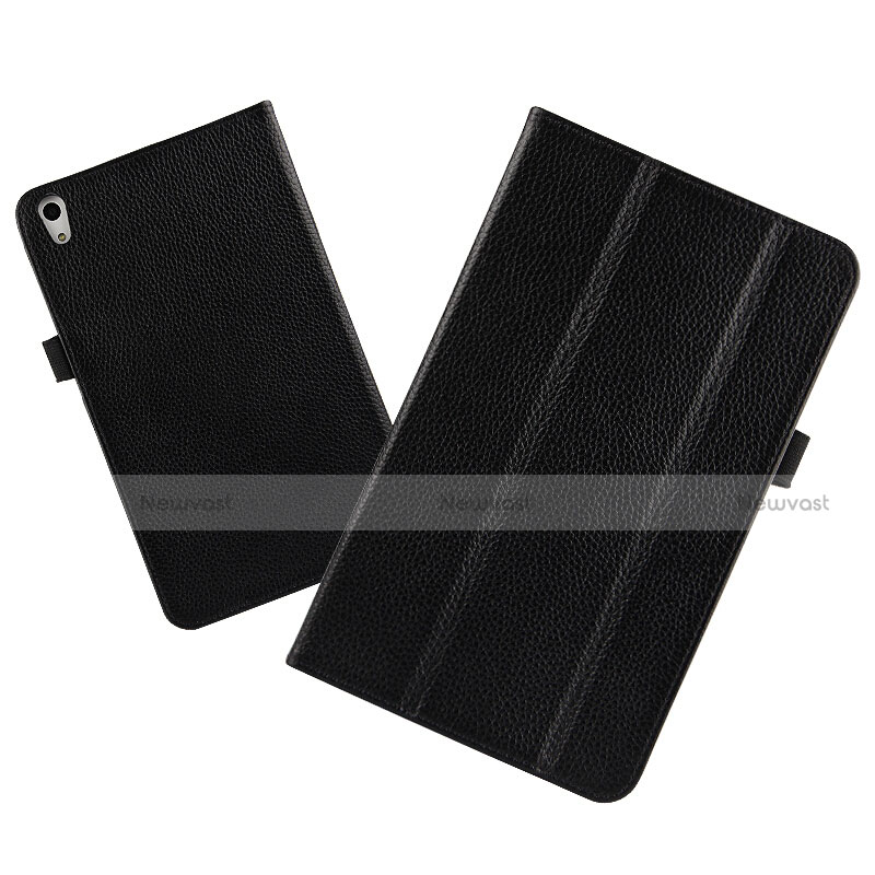 Leather Case Stands Flip Cover L01 for Huawei Honor Pad 2 Black
