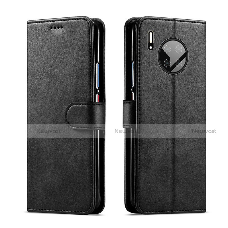 Leather Case Stands Flip Cover L01 for Huawei Mate 30 Pro 5G Black