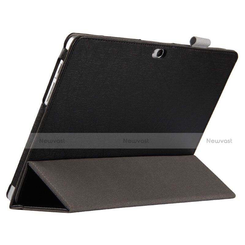 Leather Case Stands Flip Cover L01 for Huawei MediaPad M2 10.0 M2-A01 M2-A01W M2-A01L Black