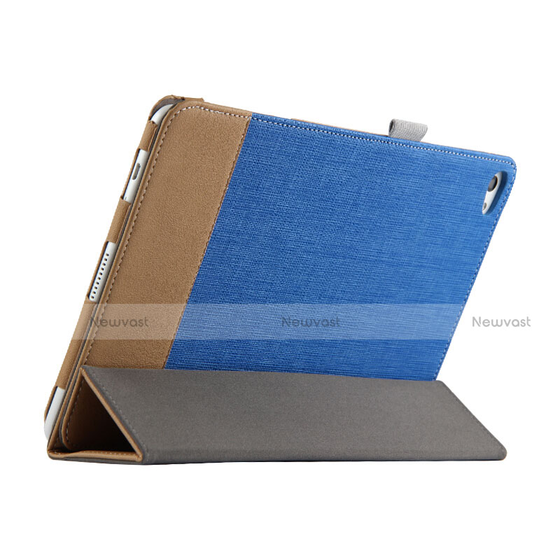 Leather Case Stands Flip Cover L01 for Huawei MediaPad M2 10.1 FDR-A03L FDR-A01W Blue