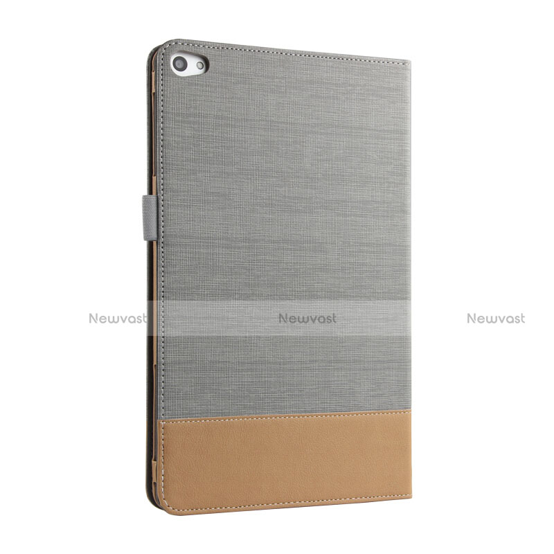 Leather Case Stands Flip Cover L01 for Huawei MediaPad M2 10.1 FDR-A03L FDR-A01W Gray