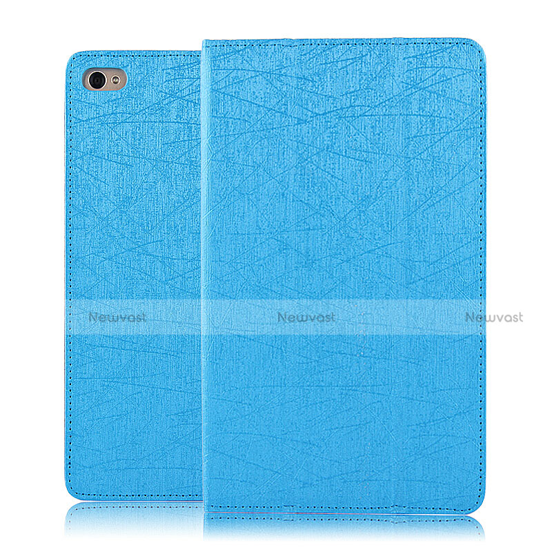 Leather Case Stands Flip Cover L01 for Huawei Mediapad M2 8 M2-801w M2-803L M2-802L Blue