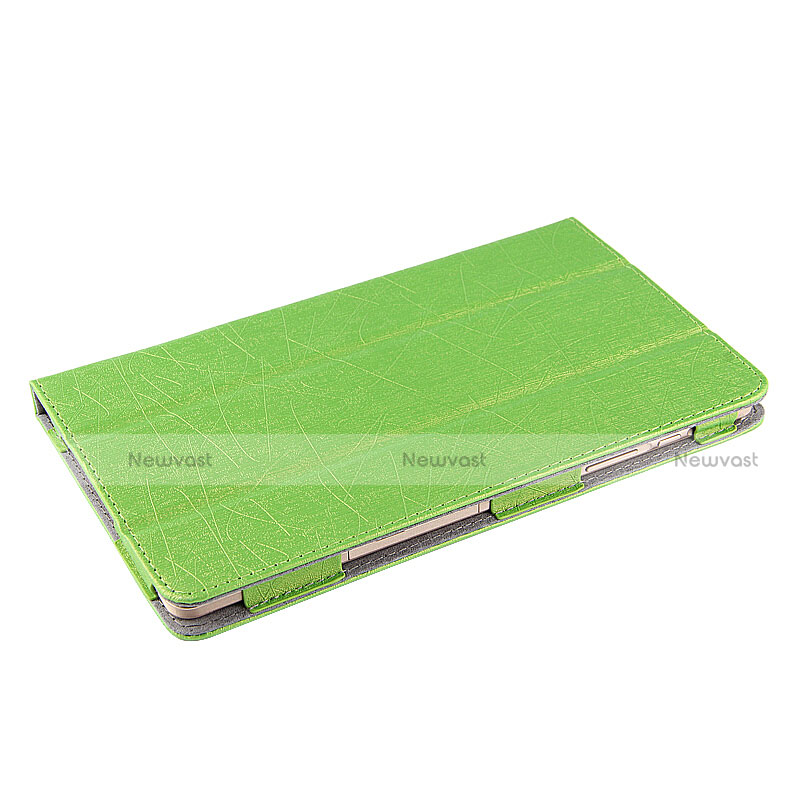 Leather Case Stands Flip Cover L01 for Huawei Mediapad M2 8 M2-801w M2-803L M2-802L Green