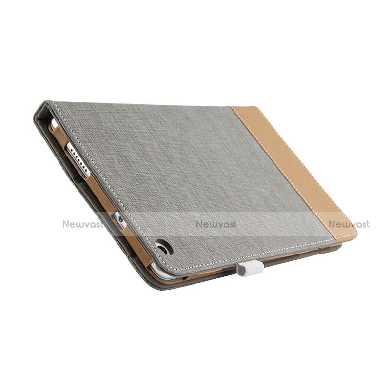 Leather Case Stands Flip Cover L01 for Huawei MediaPad M3 Lite 8.0 CPN-W09 CPN-AL00 Gray