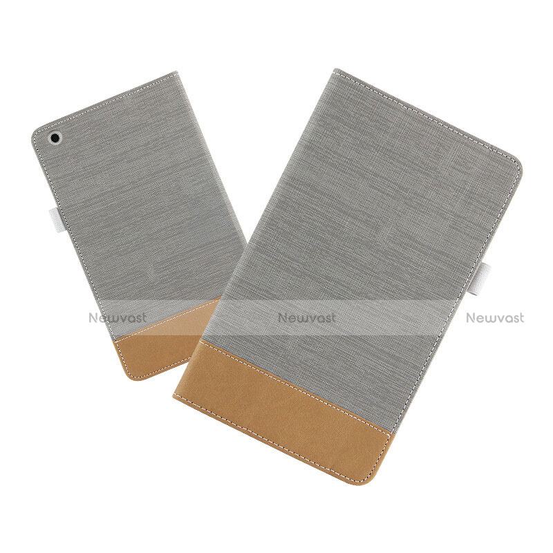 Leather Case Stands Flip Cover L01 for Huawei MediaPad M3 Lite 8.0 CPN-W09 CPN-AL00 Gray