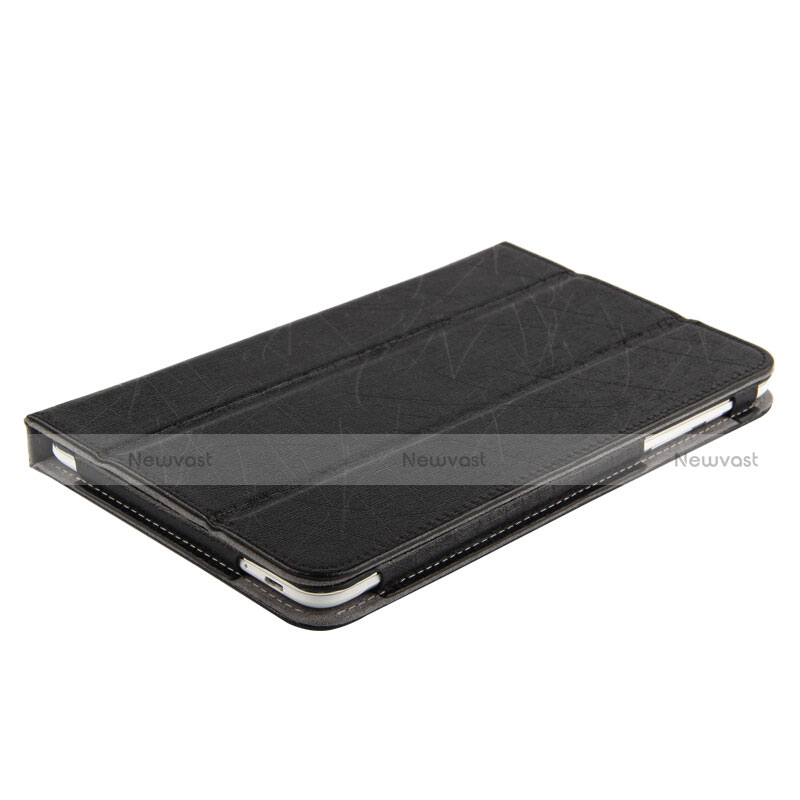 Leather Case Stands Flip Cover L01 for Huawei Mediapad T1 7.0 T1-701 T1-701U Black