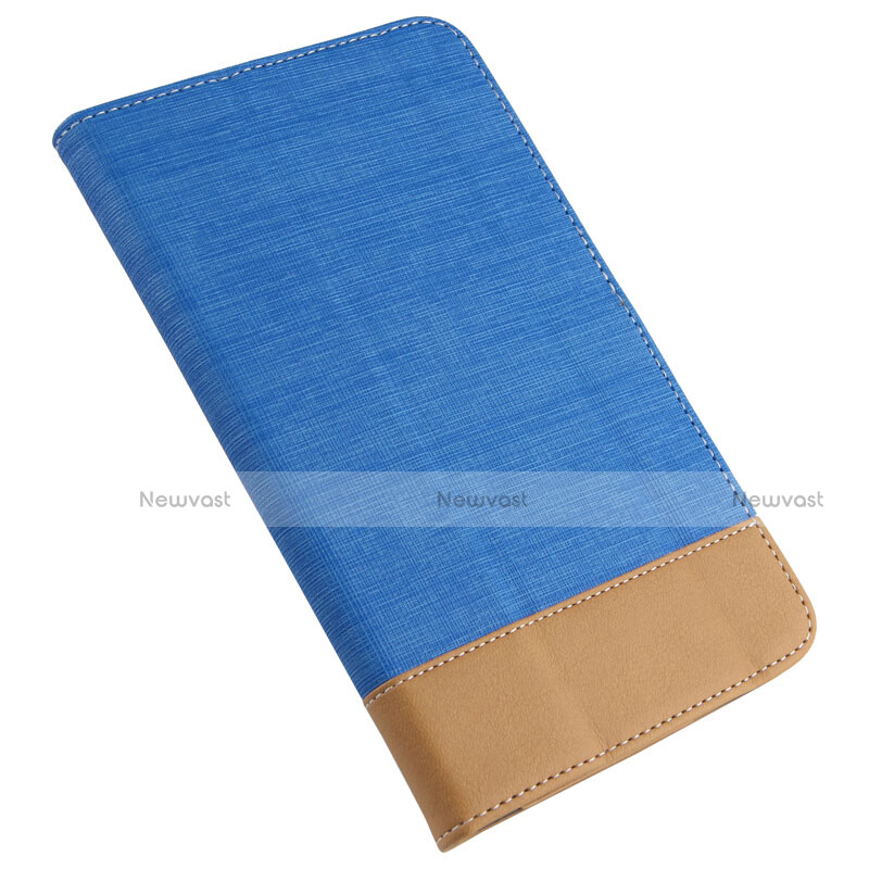 Leather Case Stands Flip Cover L01 for Huawei MediaPad T2 Pro 7.0 PLE-703L Blue