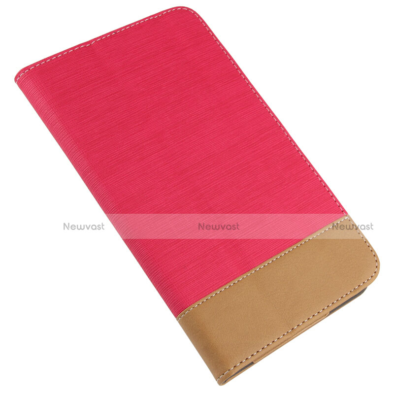 Leather Case Stands Flip Cover L01 for Huawei MediaPad T2 Pro 7.0 PLE-703L Red
