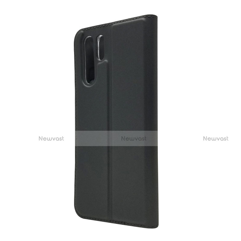 Leather Case Stands Flip Cover L01 for Huawei P30 Pro New Edition Black