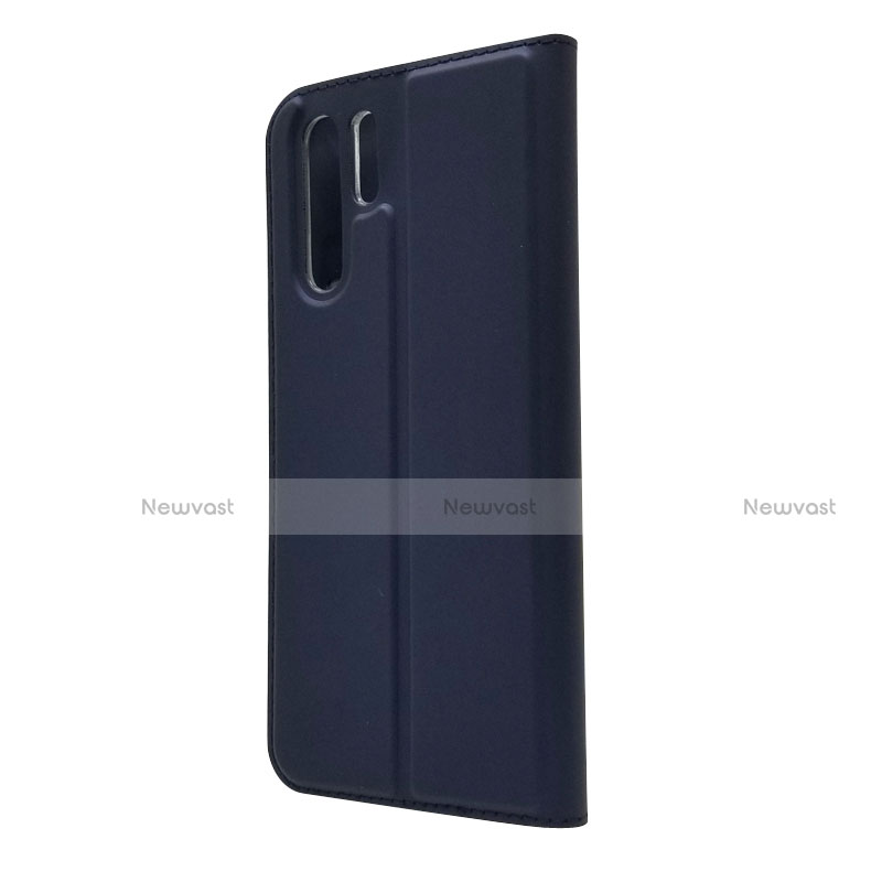 Leather Case Stands Flip Cover L01 for Huawei P30 Pro New Edition Blue
