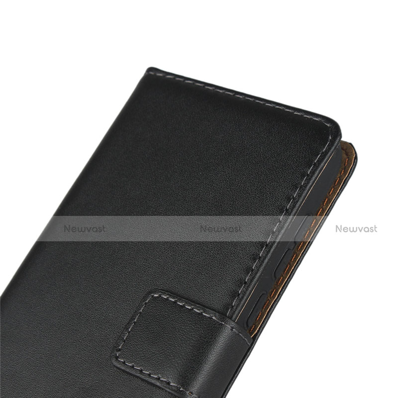 Leather Case Stands Flip Cover L01 for Huawei Y5 (2019) Black