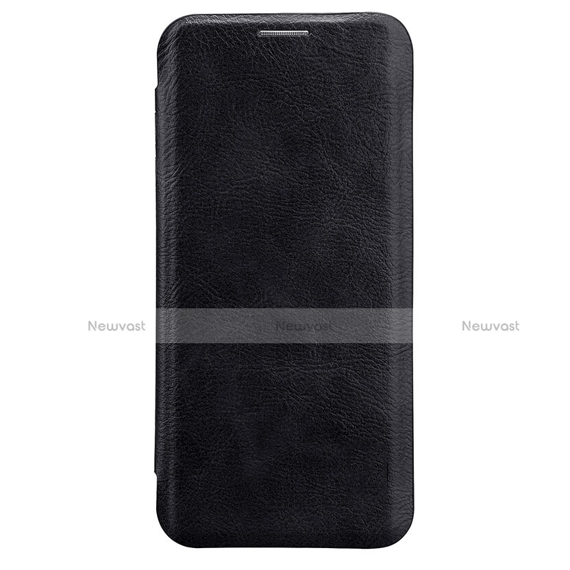 Leather Case Stands Flip Cover L01 for Samsung Galaxy S8 Black