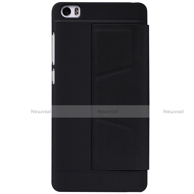 Leather Case Stands Flip Cover L01 for Xiaomi Mi Note Black