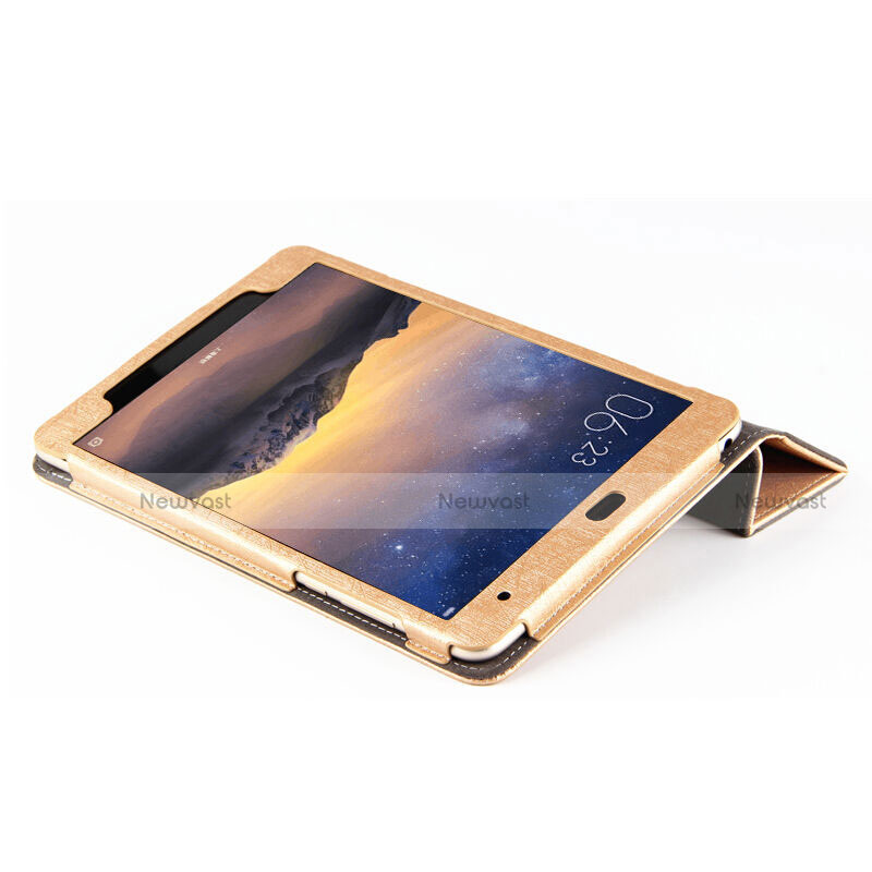 Leather Case Stands Flip Cover L01 for Xiaomi Mi Pad 2 Gold