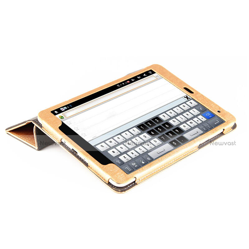 Leather Case Stands Flip Cover L01 for Xiaomi Mi Pad 3 Gold