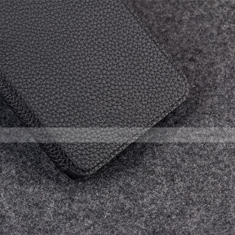 Leather Case Stands Flip Cover L01 for Xiaomi Redmi 7 Black