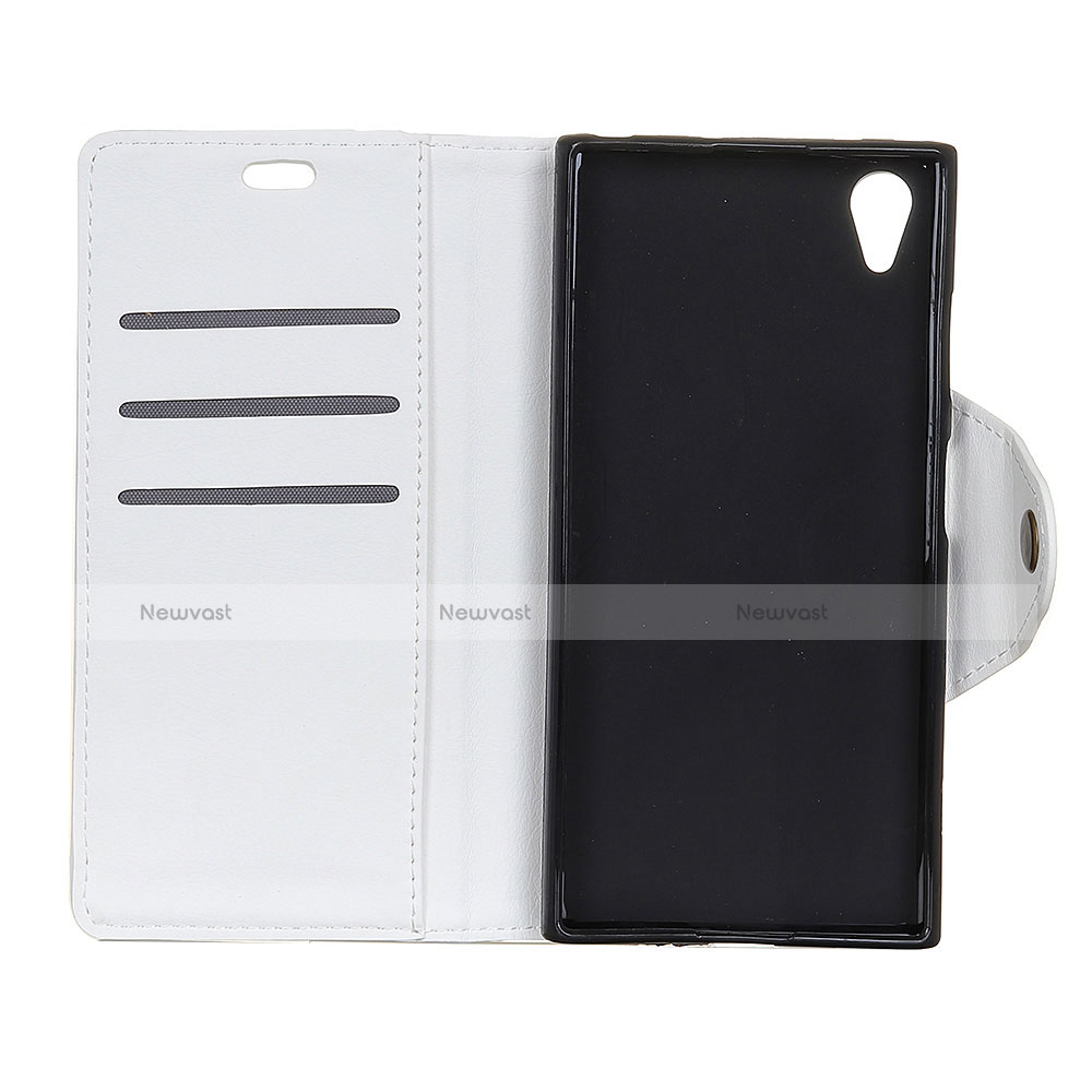 Leather Case Stands Flip Cover L01 Holder for Alcatel 1