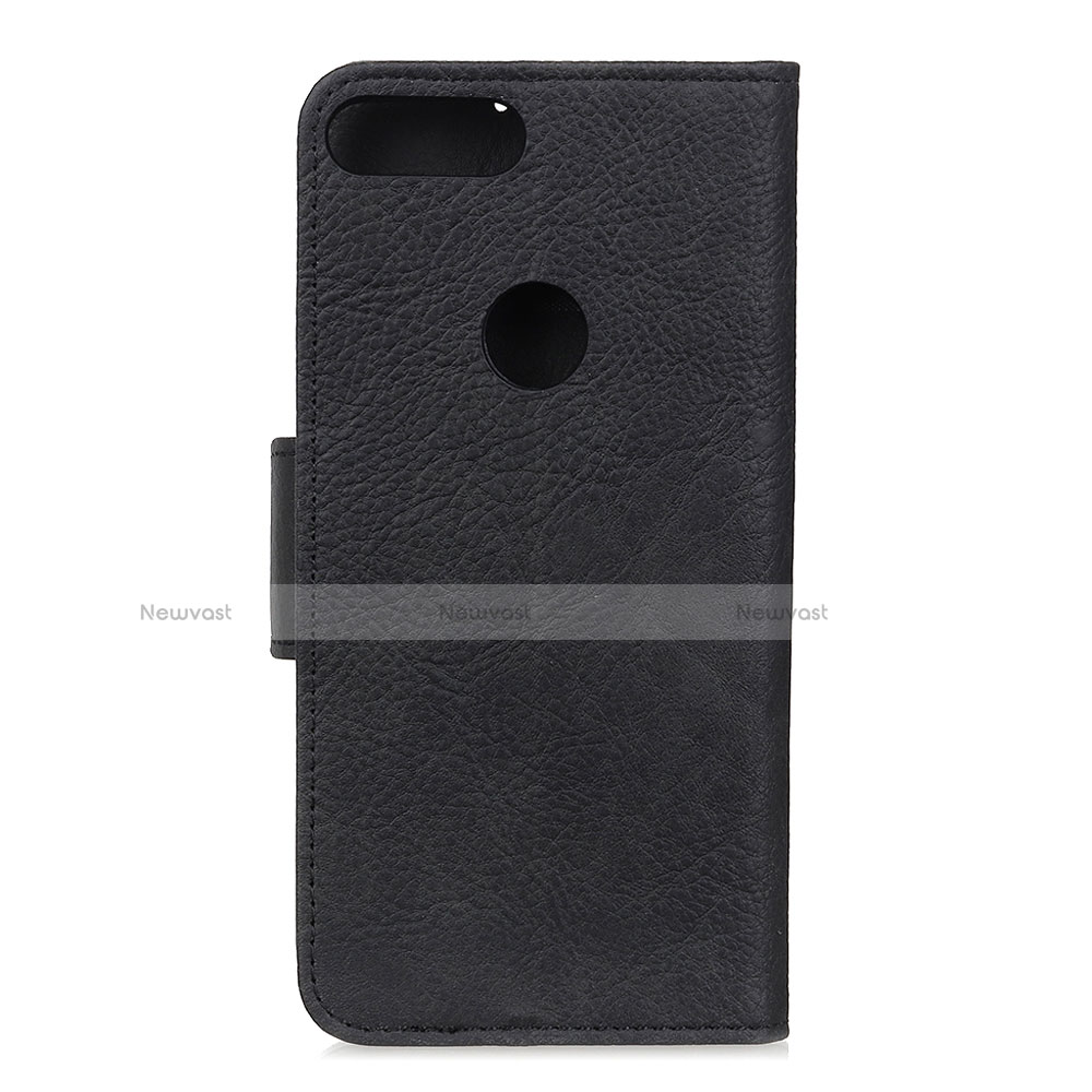 Leather Case Stands Flip Cover L01 Holder for Alcatel 1S (2019)