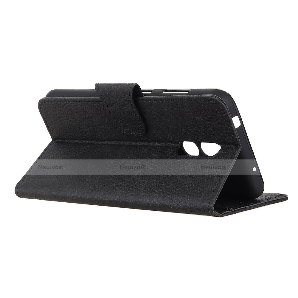 Leather Case Stands Flip Cover L01 Holder for Alcatel 1X (2019)