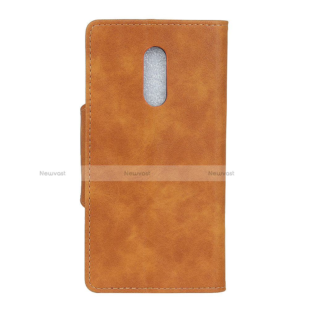 Leather Case Stands Flip Cover L01 Holder for Alcatel 3L