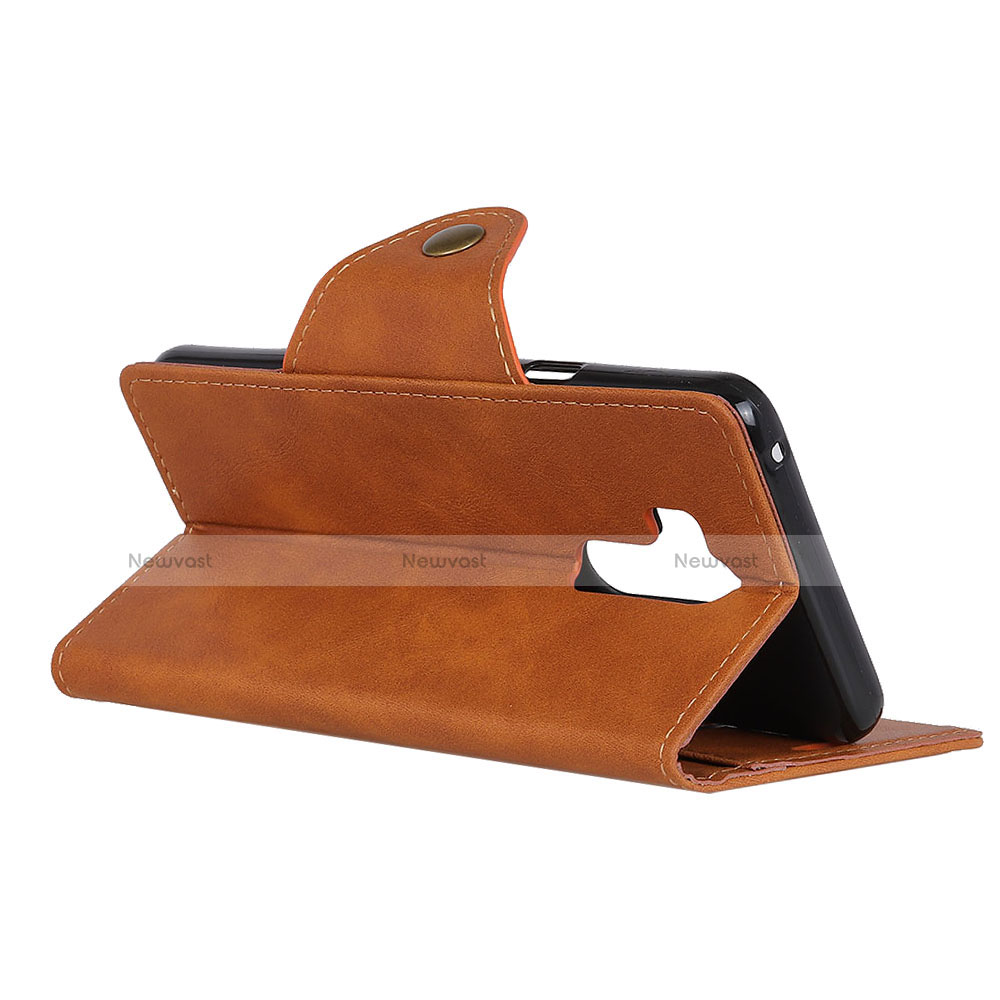 Leather Case Stands Flip Cover L01 Holder for Alcatel 7