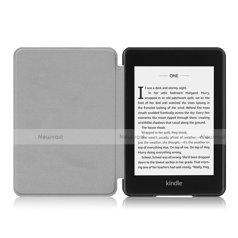 Leather Case Stands Flip Cover L01 Holder for Amazon Kindle Paperwhite 6 inch