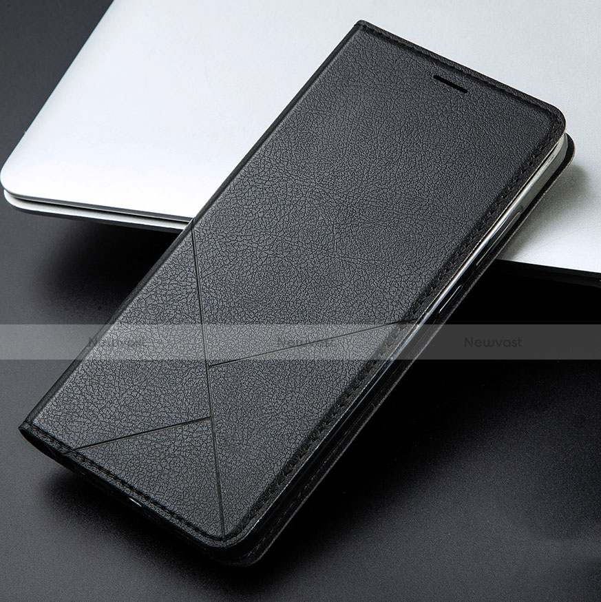 Leather Case Stands Flip Cover L01 Holder for Huawei Honor 9 Lite Black
