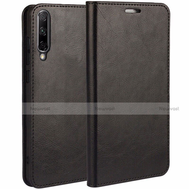 Leather Case Stands Flip Cover L01 Holder for Huawei Honor 9X Pro Black