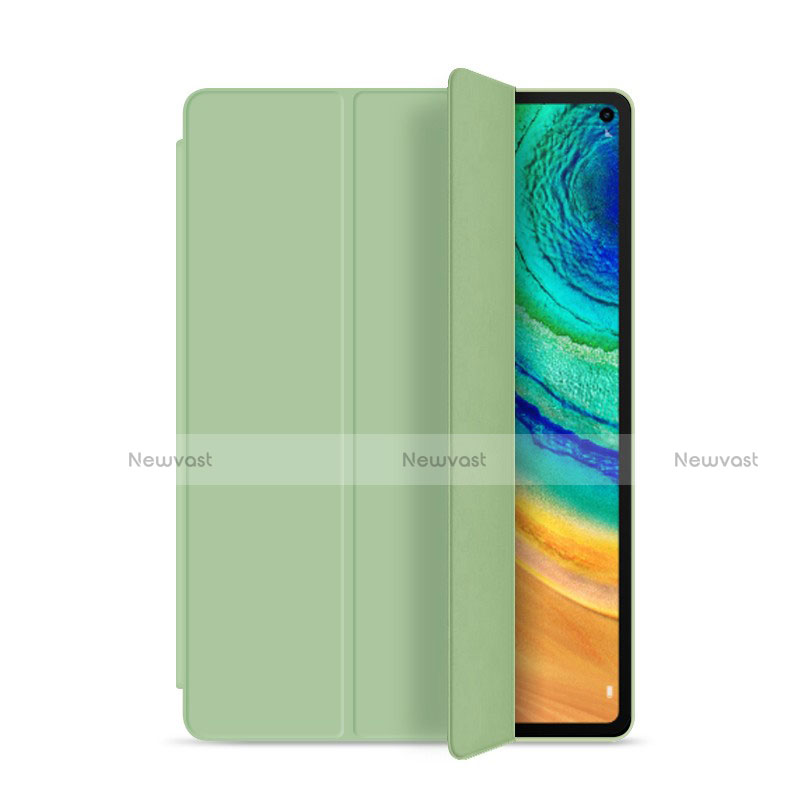 Leather Case Stands Flip Cover L01 Holder for Huawei MatePad Pro Matcha Green