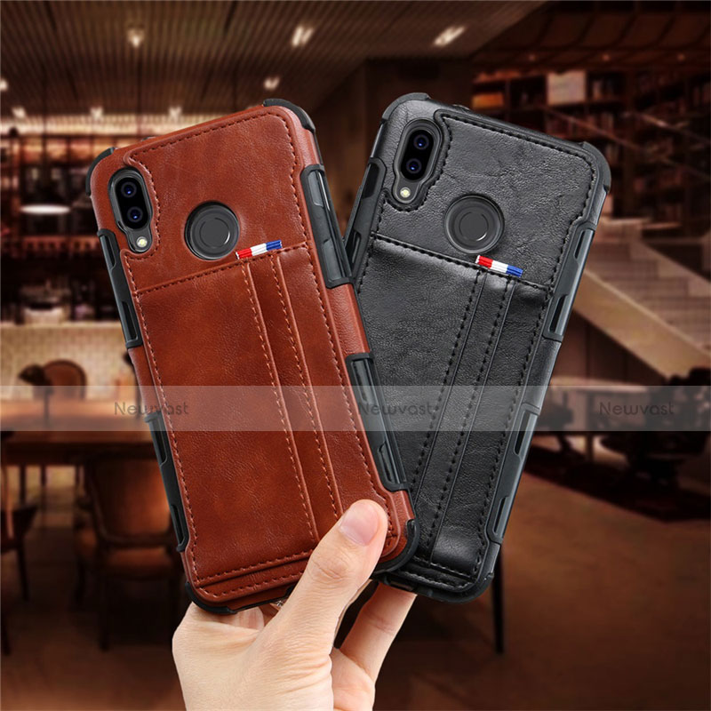 Leather Case Stands Flip Cover L01 Holder for Huawei Nova 3e