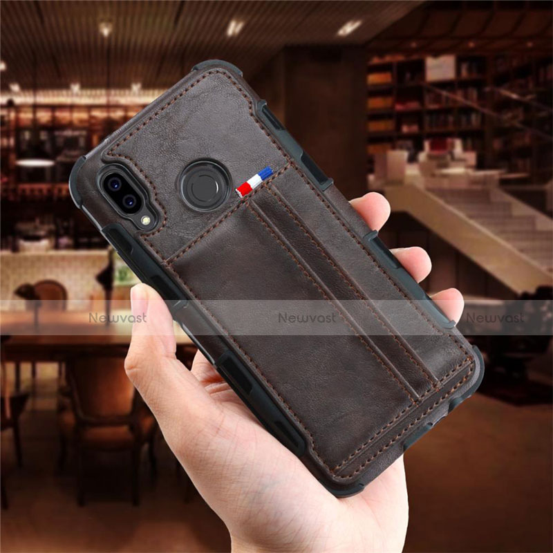 Leather Case Stands Flip Cover L01 Holder for Huawei Nova 3e