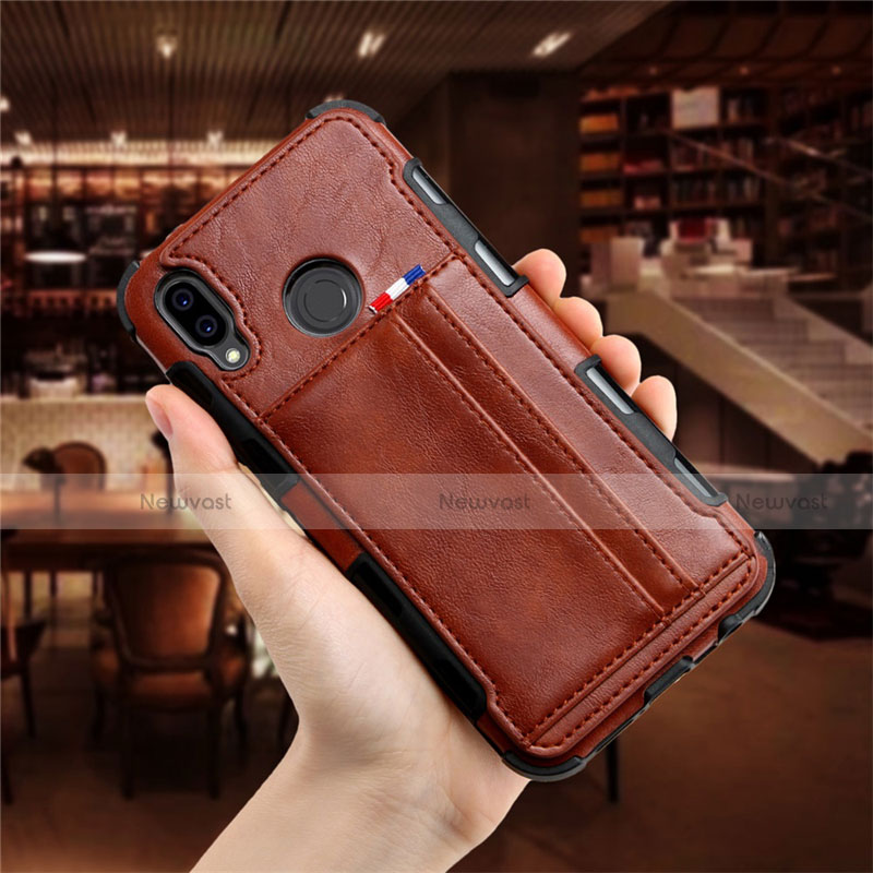 Leather Case Stands Flip Cover L01 Holder for Huawei Nova 3e